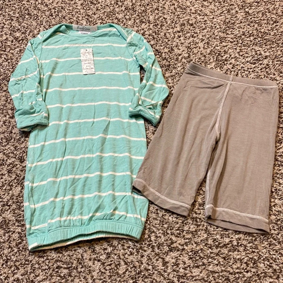 NWT Everly Grey Baby Sleep Sack & Bamboo Kicky Pants - Picture 9 of 9